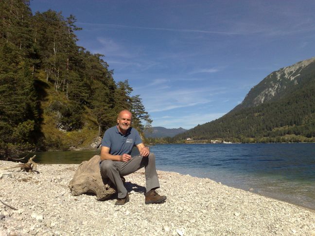 Rast und Khlung am wilden Achenseestrand