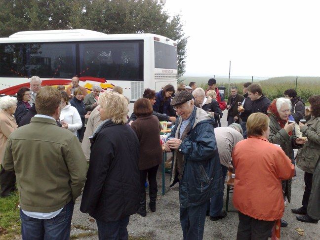 Fr�hst�ck am Bus