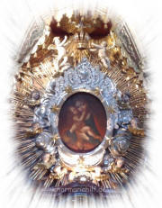 Gnadenbild "Maria Hilf" Fuchsm�hl -> �ffnet Vergr��erung des Gnadesbildes mit Gnadenaltar