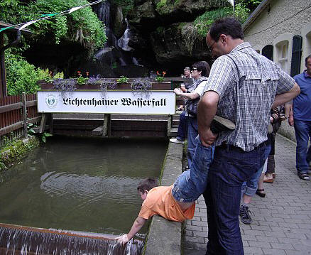 Abkhlung im Wasserfall